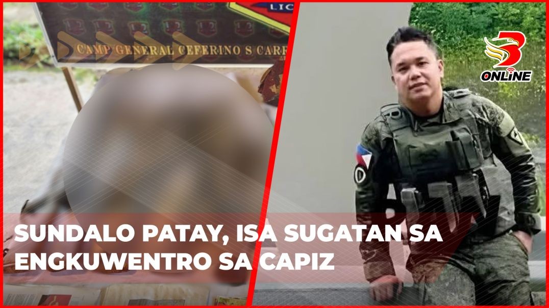 ⁣Sundalo patay, isa sugatan sa engkuwentro sa Capiz