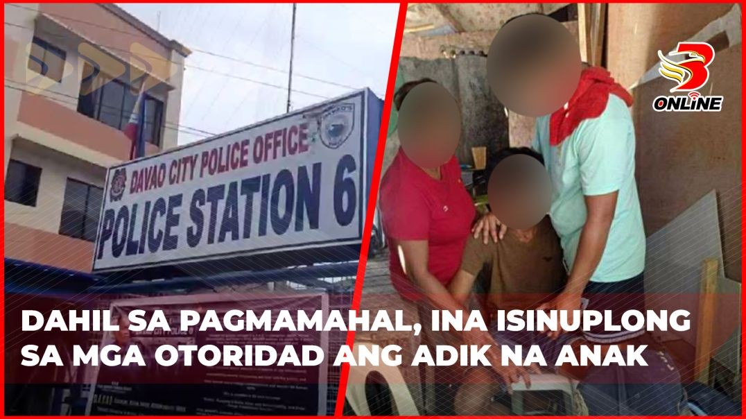 ⁣Dahil sa pagmamahal, ina isinuplong sa mga otoridad ang adik na anak