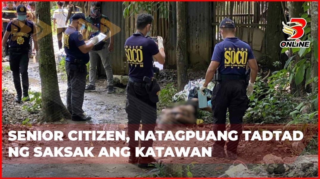 ⁣Senior citizen, natagpuang tadtad ng saksak ang katawan