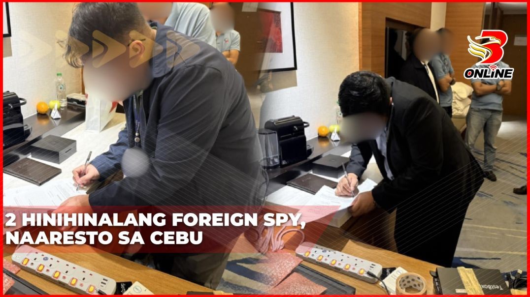 ⁣2 hinihinalang Foreign Spy, naaresto sa Cebu
