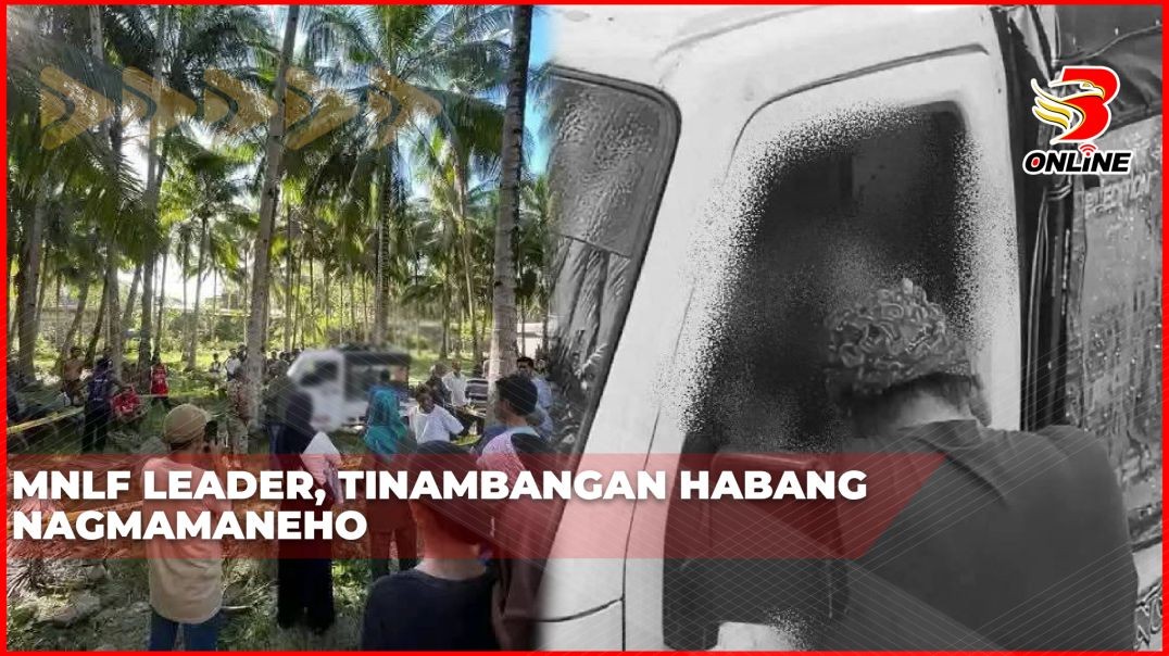 ⁣MNLF leader, tinambangan habang nagmamaneho