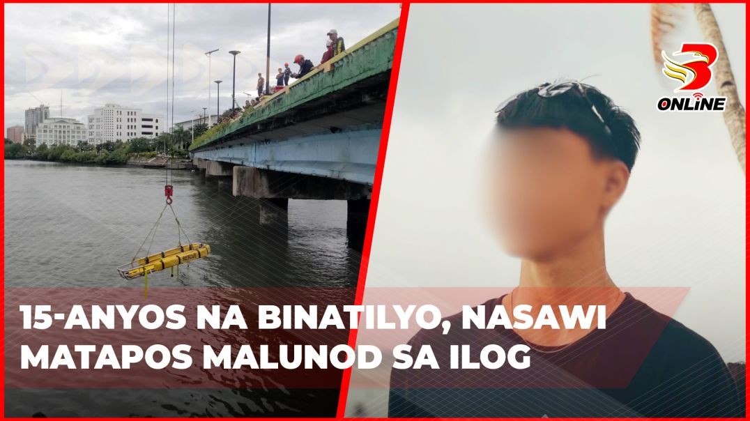 ⁣15-anyos na binatilyo, nasawi matapos malunod sa ilog