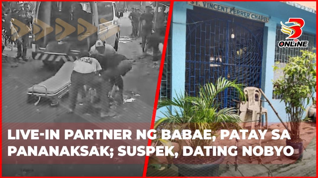 ⁣Live-in partner ng babae, patay sa pananaksak; suspek, dating nobyo