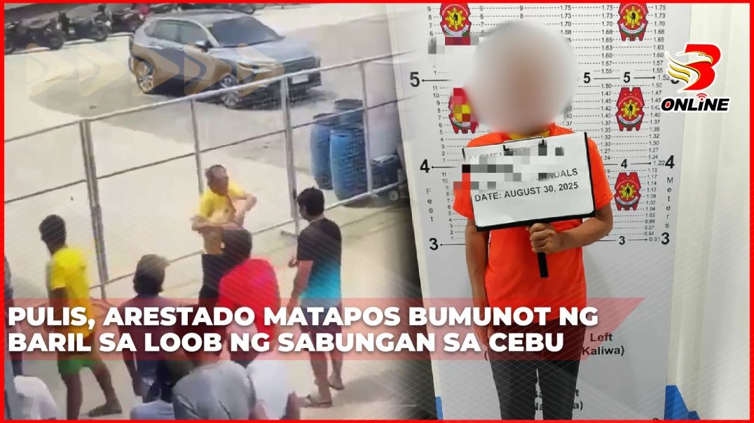 ⁣Pulis, arestado matapos bumunot ng baril sa loob ng sabungan sa Cebu
