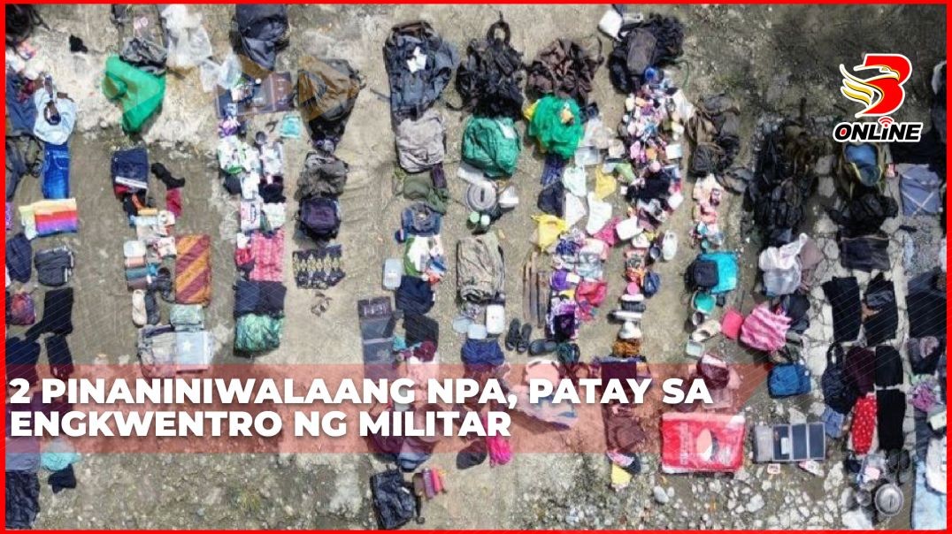 ⁣2 pinaniniwalaang NPA, patay sa engkwentro ng militar