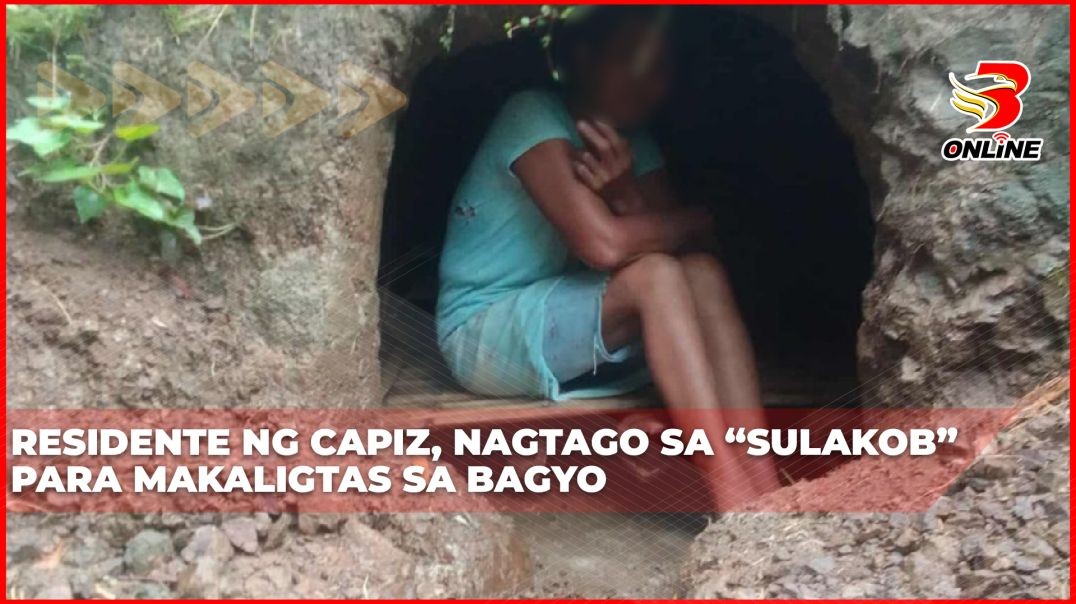 ⁣Residente ng Capiz, nagtago sa “Sulakob” para makaligtas sa bagyo