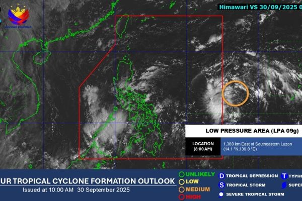 Bagong LPA, binabantayan sa labas ng PAR