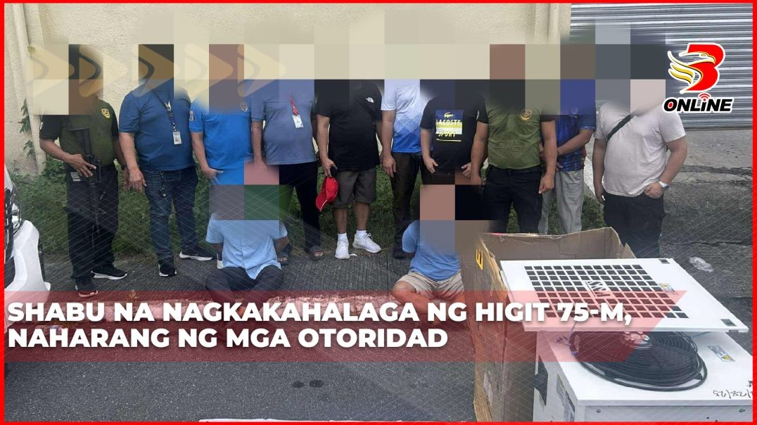 ⁣Shabu na nagkakahalaga ng higit 75-M, naharang ng mga otoridad