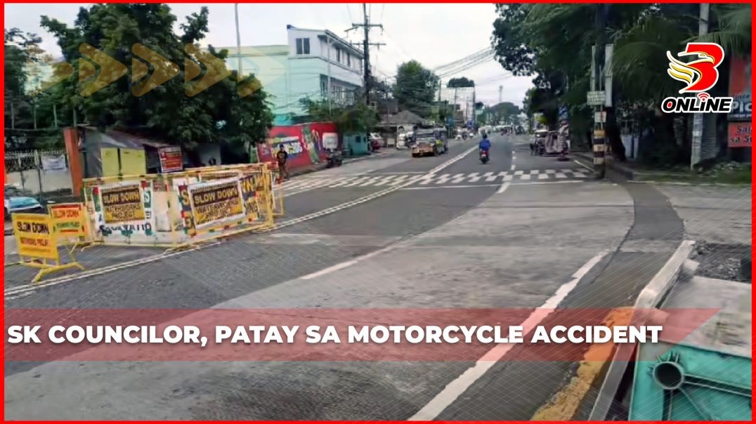⁣SK Councilor, patay sa motorcycle accident
