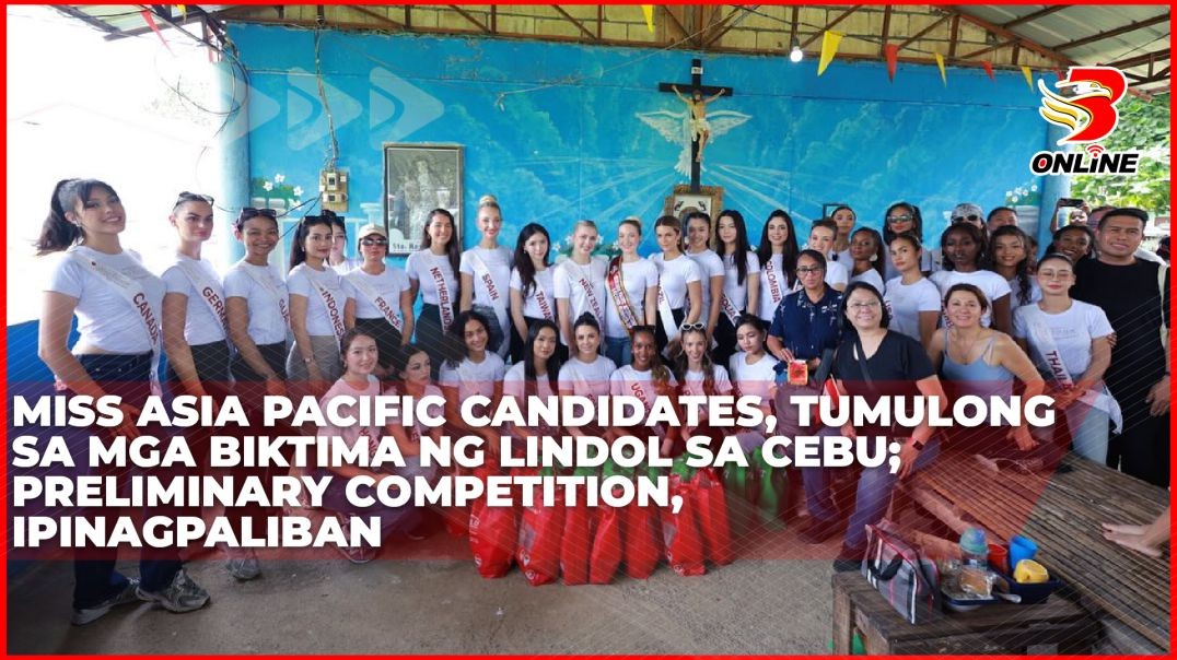 ⁣Miss Asia Pacific candidates, tumulong sa mga biktima ng lindol sa Cebu; Preliminary Competition, ip