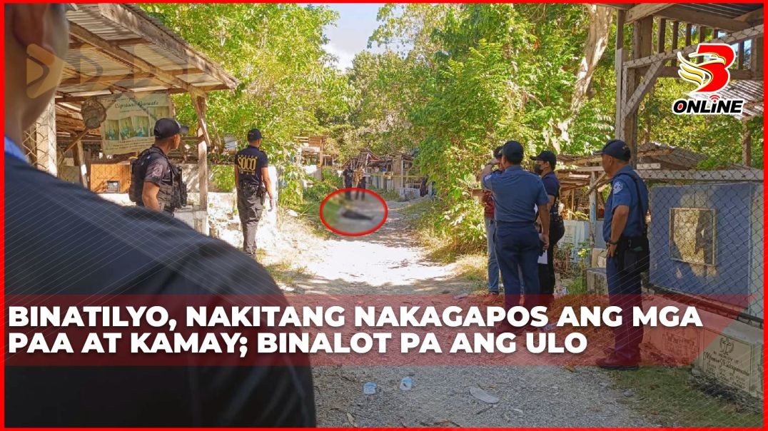 ⁣Binatilyo, nakitang nakagapos ang mga paa at kamay; binalot pa ang ulo