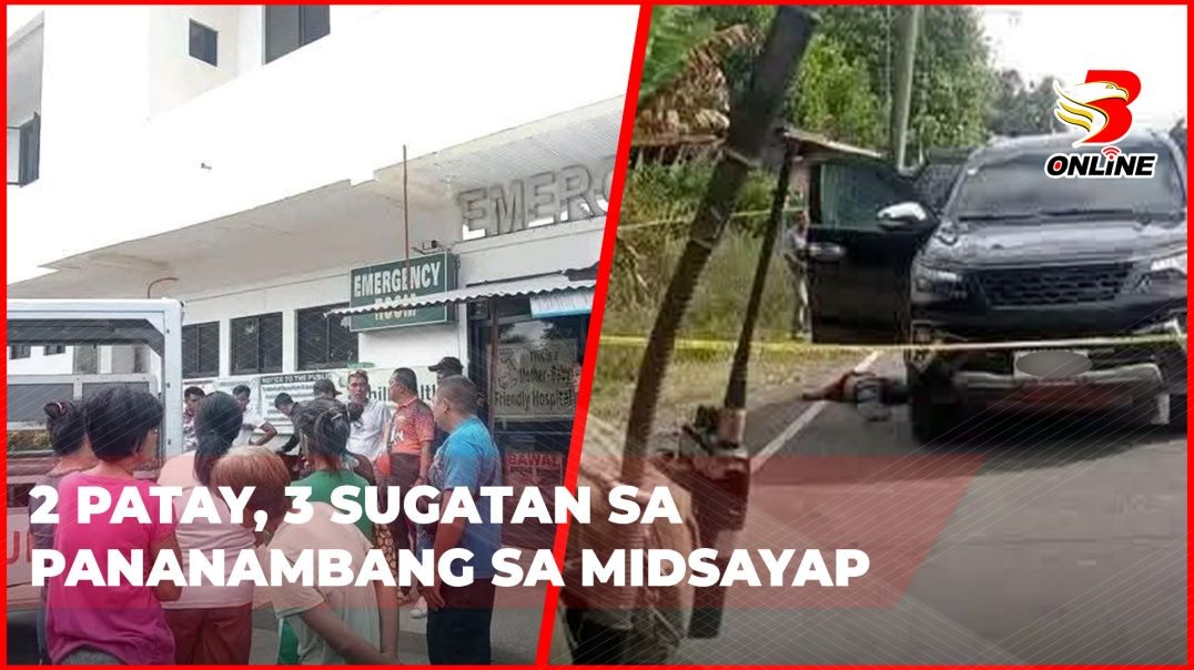 ⁣2 patay, 3 sugatan sa pananambang sa Midsayap