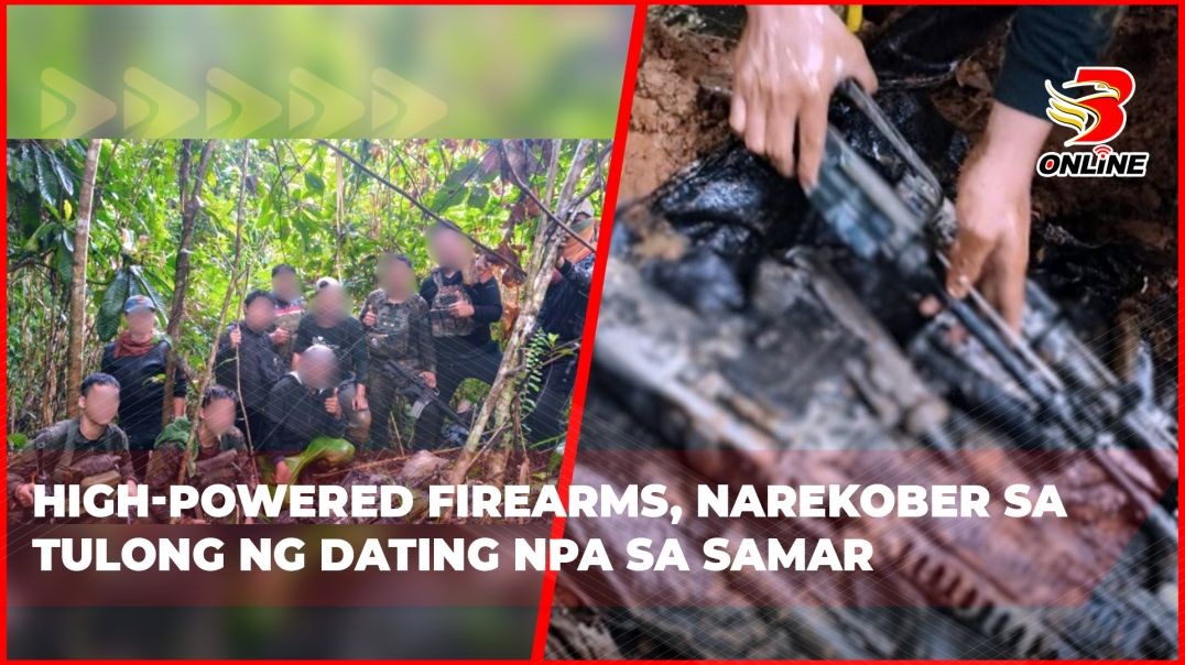 ⁣High-powered firearms, narekober sa tulong ng dating NPA sa Samar