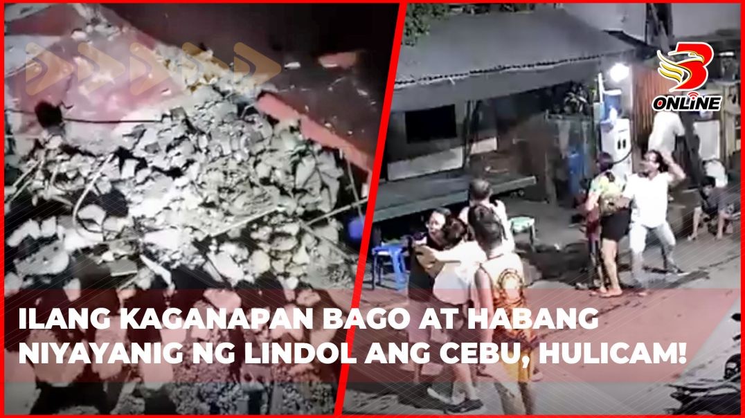 ⁣Ilang kaganapan bago at habang niyayanig ng lindol ang Cebu, Hulicam!