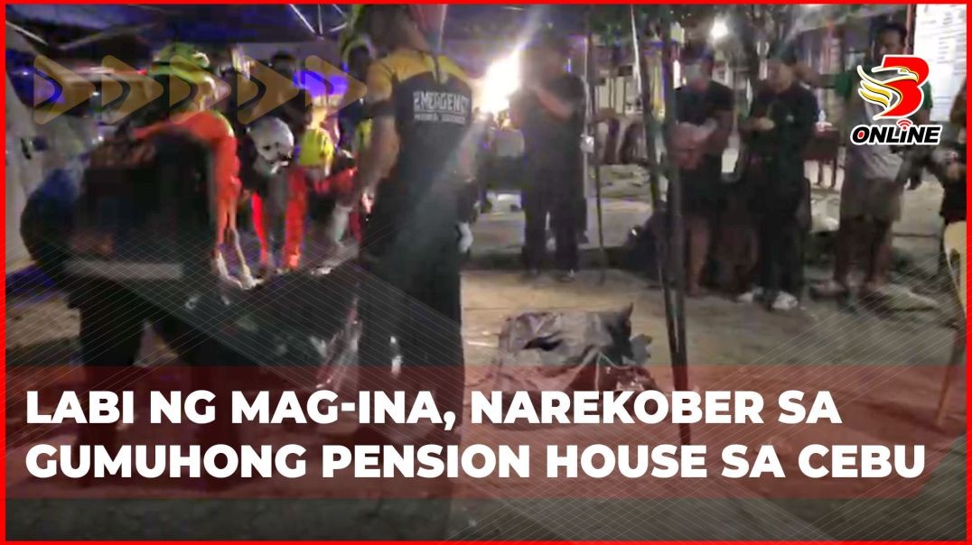 ⁣Labi ng mag-ina, narekober sa gumuhong Pension House sa Cebu