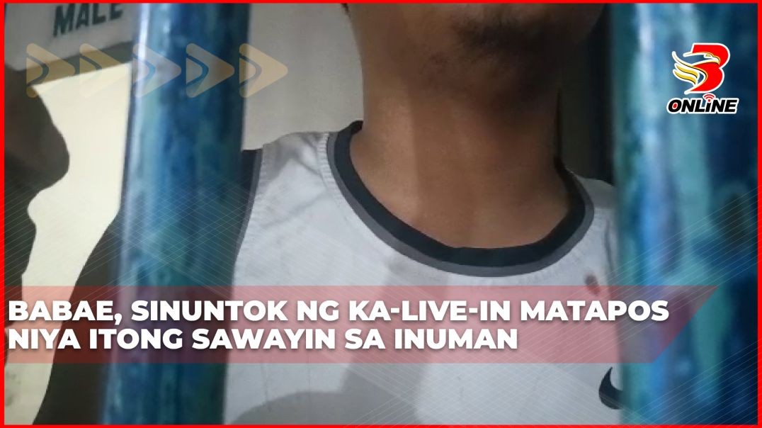 ⁣Babae, sinuntok ng ka-live-in matapos niya itong sawayin sa inuman