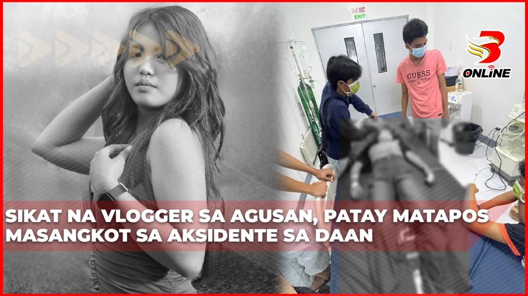 ⁣Sikat na vlogger sa Agusan, patay matapos masangkot sa aksidente sa daan