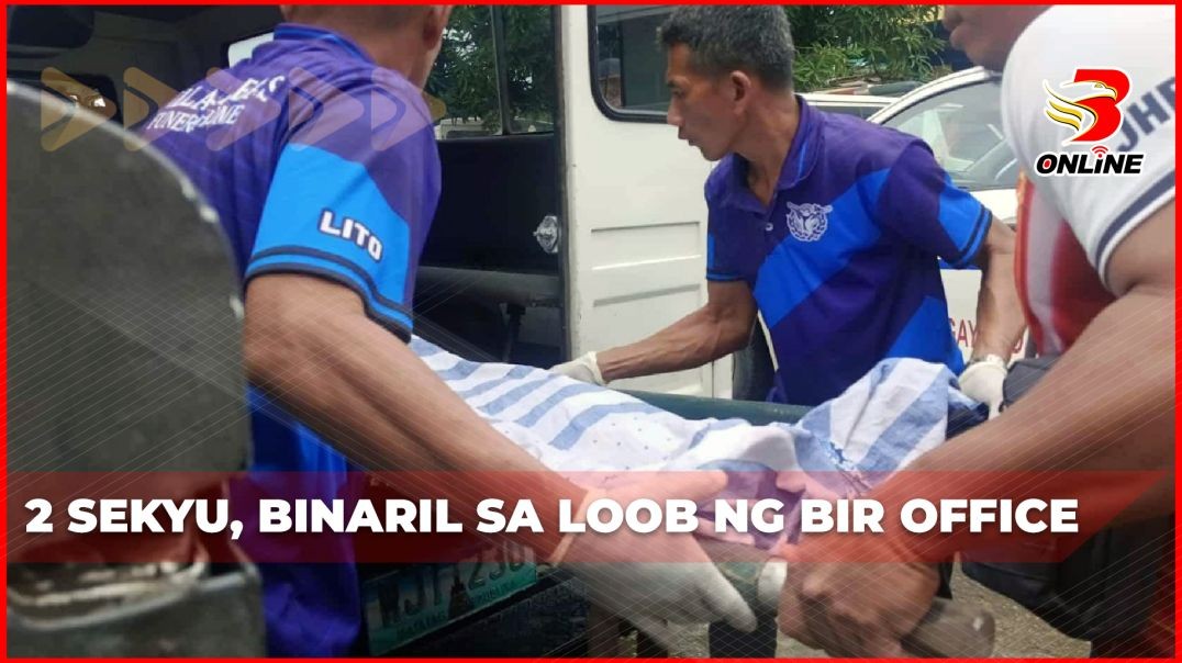 ⁣2 sekyu, binaril sa loob ng BIR office