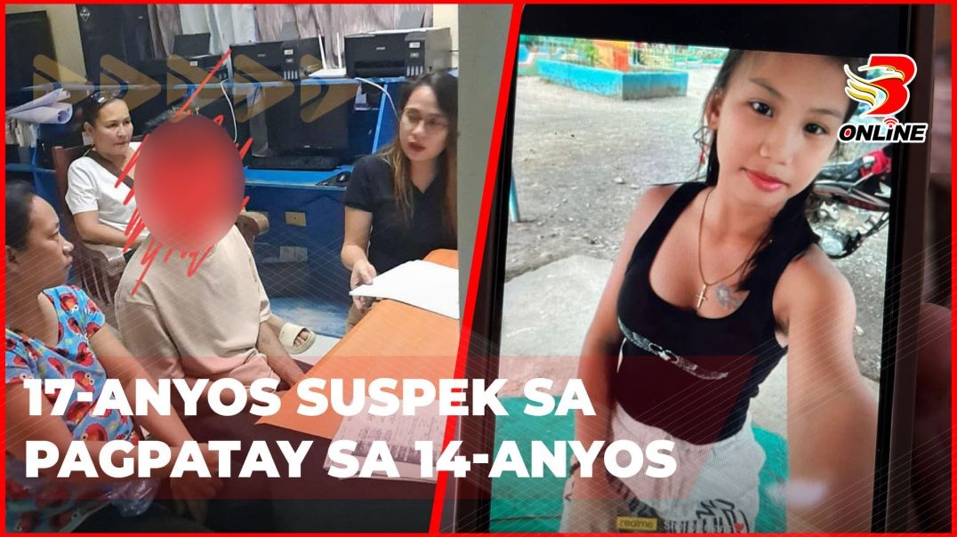 ⁣17-ANYOS SUSPEK SA PAGPATAY SA 14-ANYOS