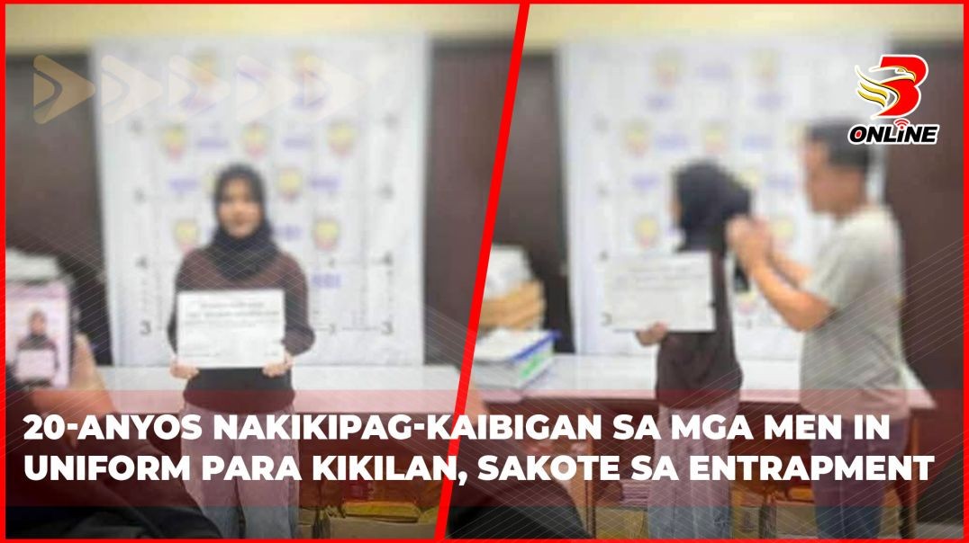 ⁣20-anyos nakikipag-kaibigan sa mga men in uniform para kikilan, sakote sa entrapment