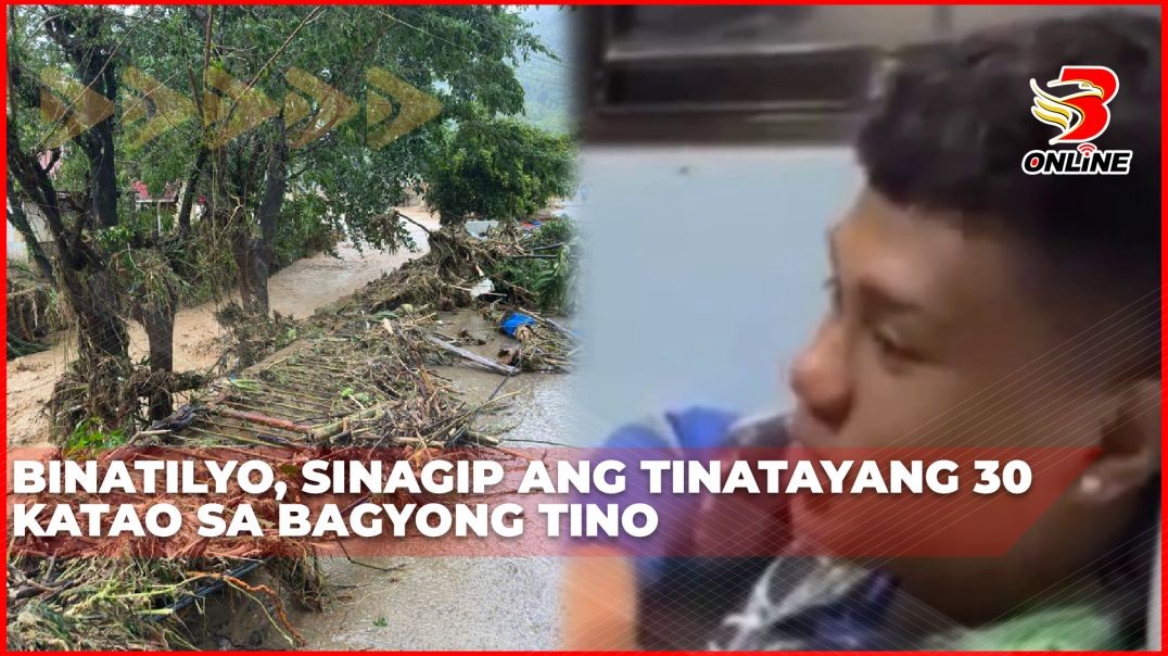⁣Binatilyo, sinagip ang tinatayang 30 katao sa Bagyong Tino