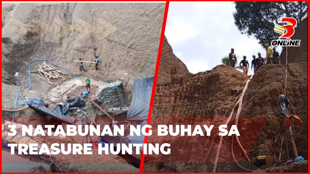 ⁣3 Natabunan ng buhay sa treasure hunting