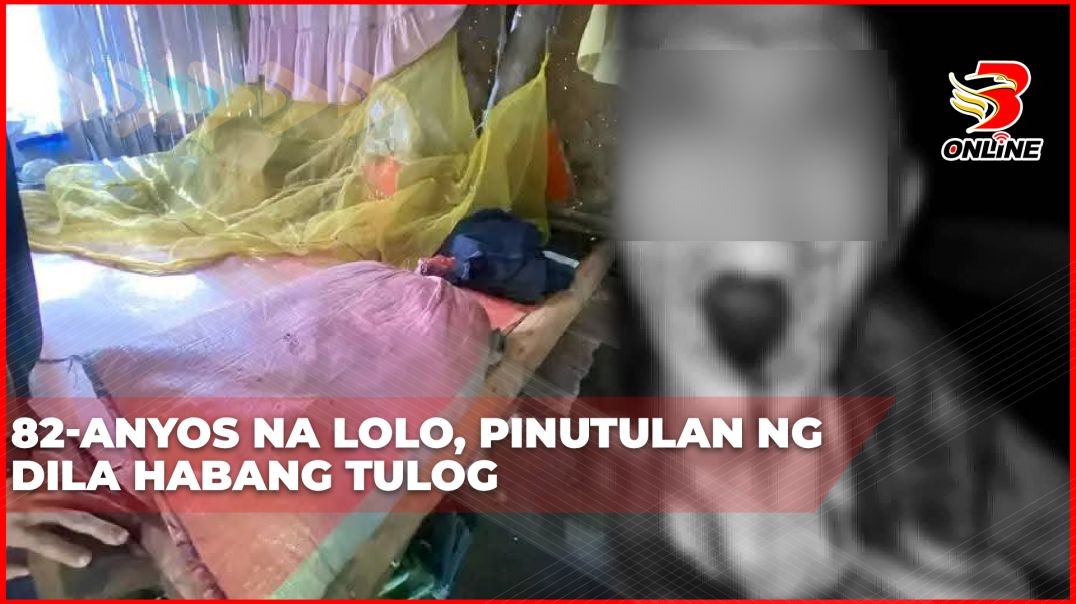 ⁣82-anyos na Lolo, pinutulan ng dila habang tulog