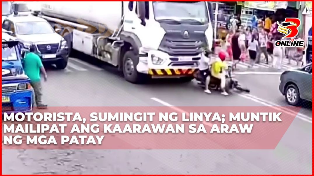 ⁣Motorista, sumingit ng linya; muntik mailipat ang kaarawan sa Araw ng mga patay