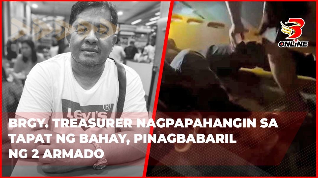 ⁣Brgy. Treasurer nagpapahangin sa tapat ng bahay, pinagbabaril ng 2 armado