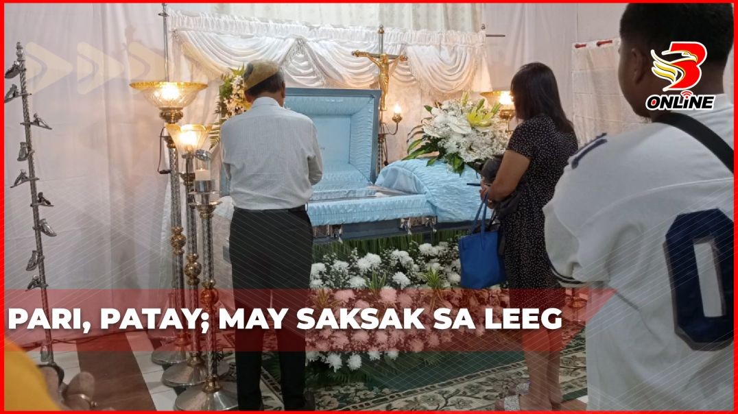 ⁣Pari, patay; may saksak sa leeg