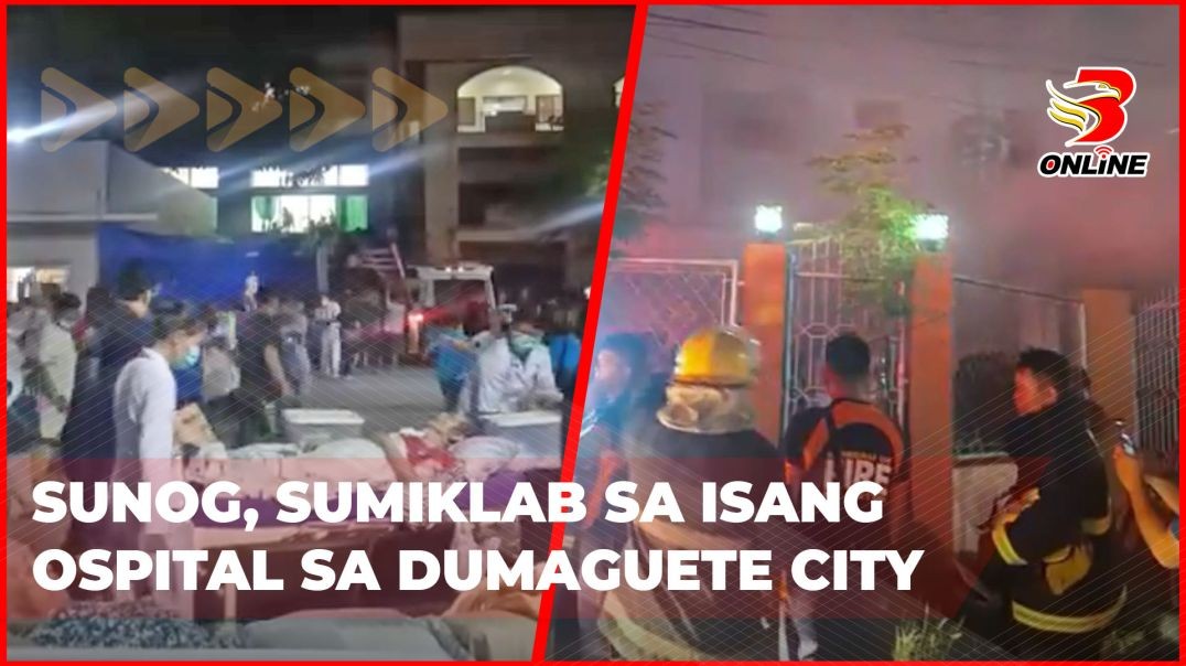 ⁣Sunog, sumiklab sa isang ospital sa Dumaguete City
