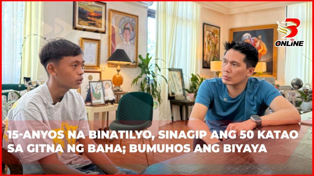 ⁣15-anyos na binatilyo, sinagip ang 50 katao sa gitna ng baha; Bumuhos ang biyaya