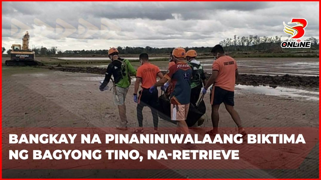 ⁣Bangkay na pinaniniwalaang biktima ng Bagyong Tino, na-retrieve