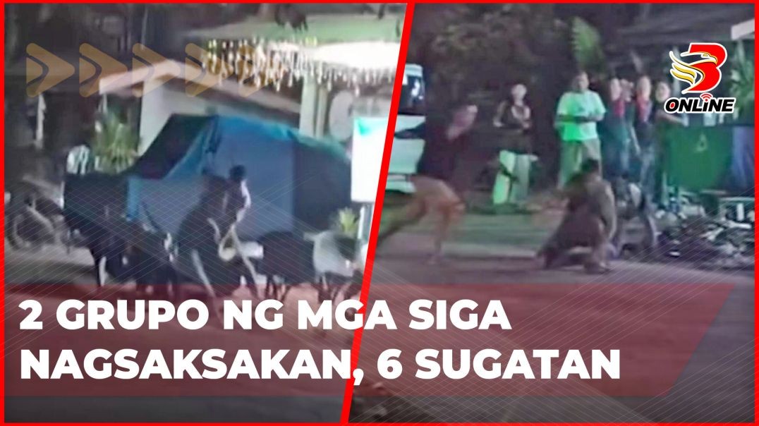 ⁣2 grupo ng mga siga nagsaksakan, 6 sugatan