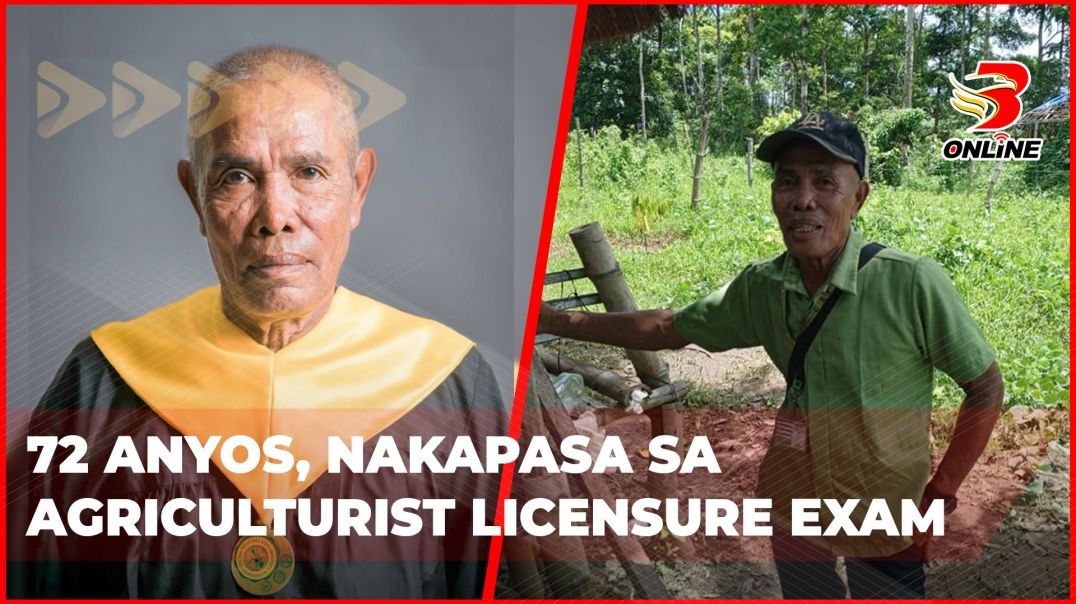⁣72 anyos, nakapasa sa Agriculturist Licensure Exam