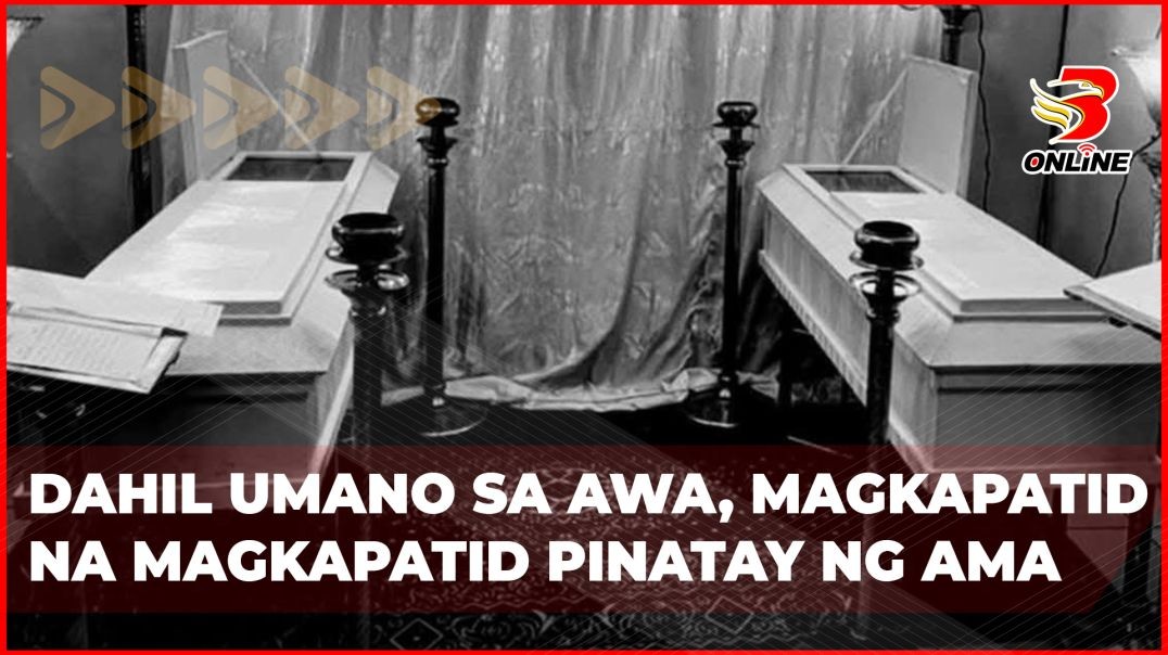 ⁣Dahil umano sa awa, magkapatid na magkapatid pinatay ng ama