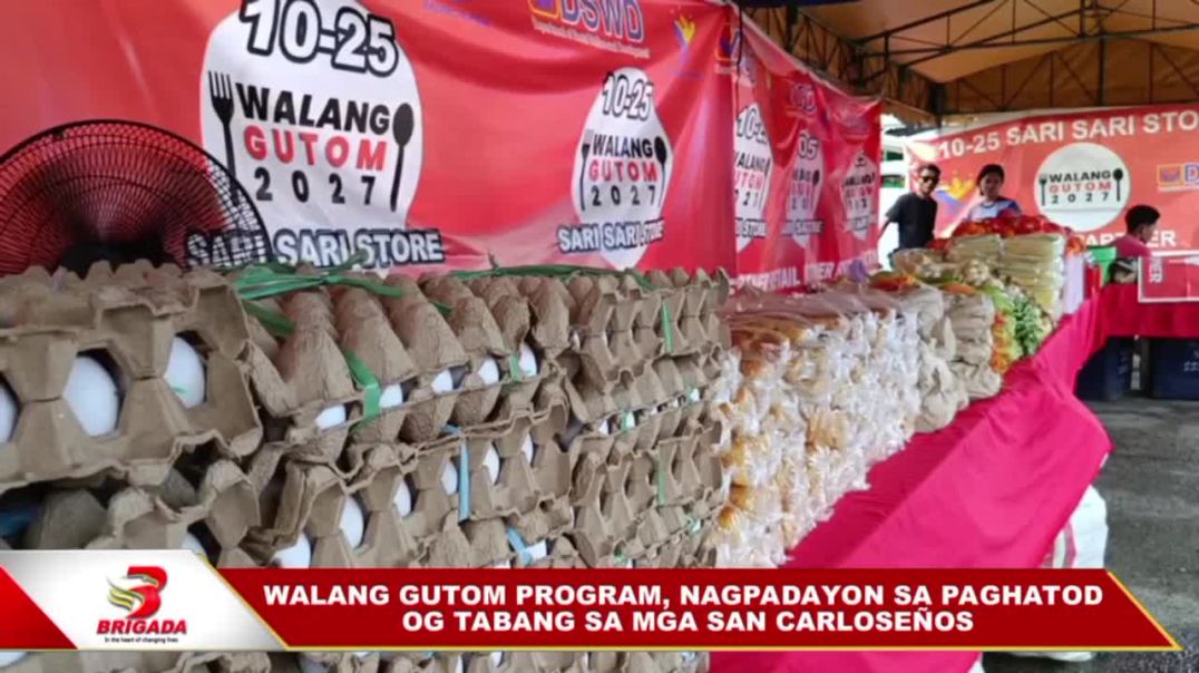 ⁣WALANG GUTOM PROGRAM, NAGPADAYON SA PAGHATOD OG TABANG SA MGA SAN CARLOSEÑOS