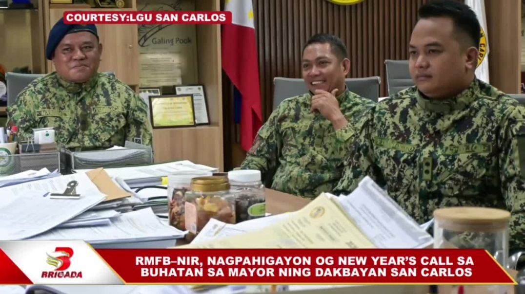 ⁣RMFB–NIR, NAGPAHIGAYON OG NEW YEAR’S CALL SA MAYOR SA SAN CARLOS CITY