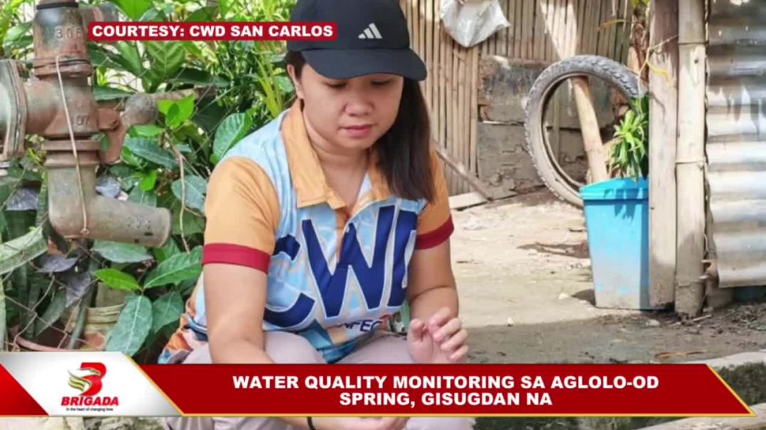 ⁣WATER QUALITY MONITORING SA AGLOLO-OD SPRING SA CWD, GISUGDAN NA