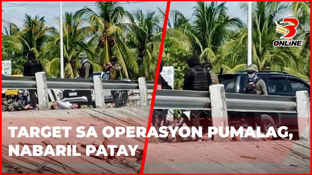 ⁣Target sa operasyon pumalag, nabaril patay