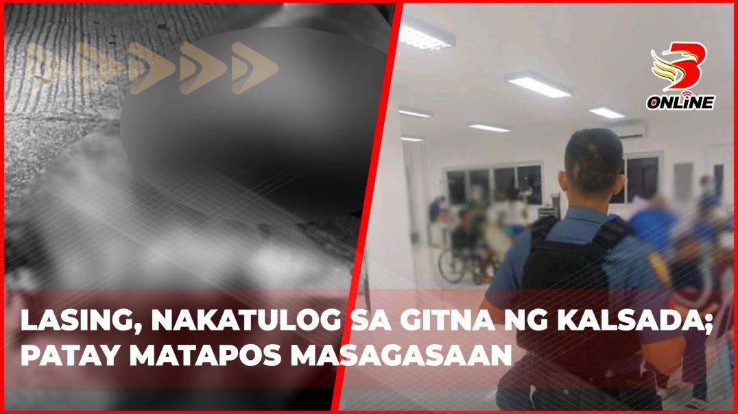 ⁣Lasing, nakatulog sa gitna ng kalsada; patay matapos masagasaan