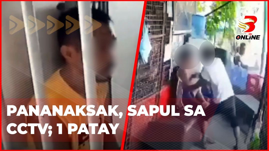 ⁣Pananaksak, sapul sa CCTV; 1 patay