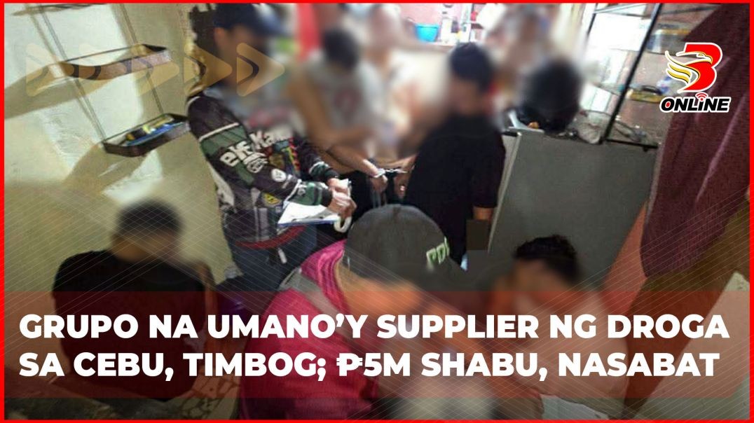 ⁣Grupo na umano’y supplier ng droga sa Cebu, timbog; ₱5M shabu, nasabat
