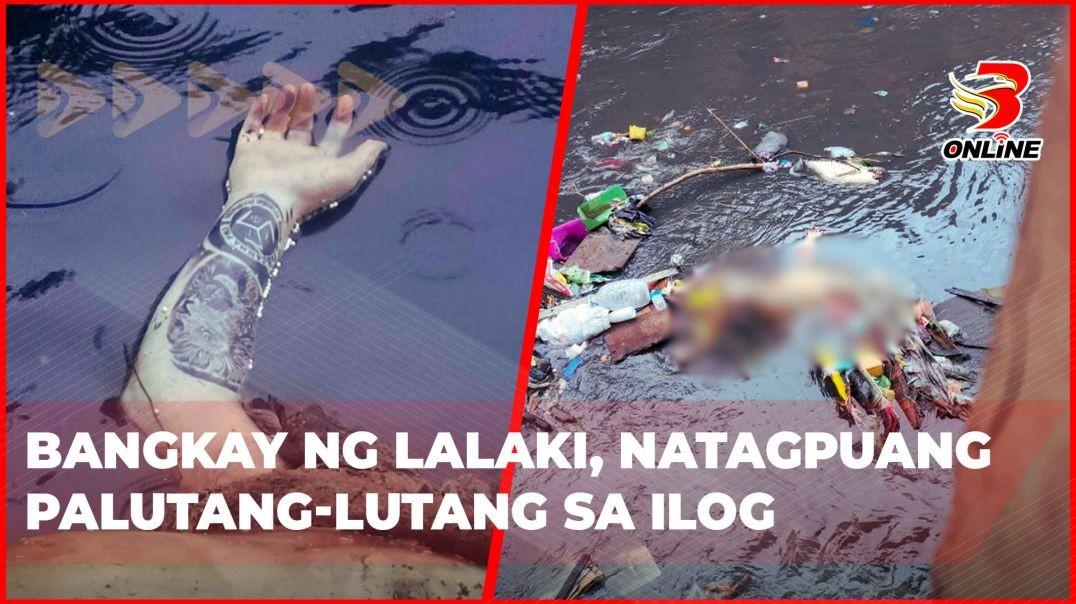 ⁣Bangkay ng lalaki, natagpuang palutang-lutang sa ilog