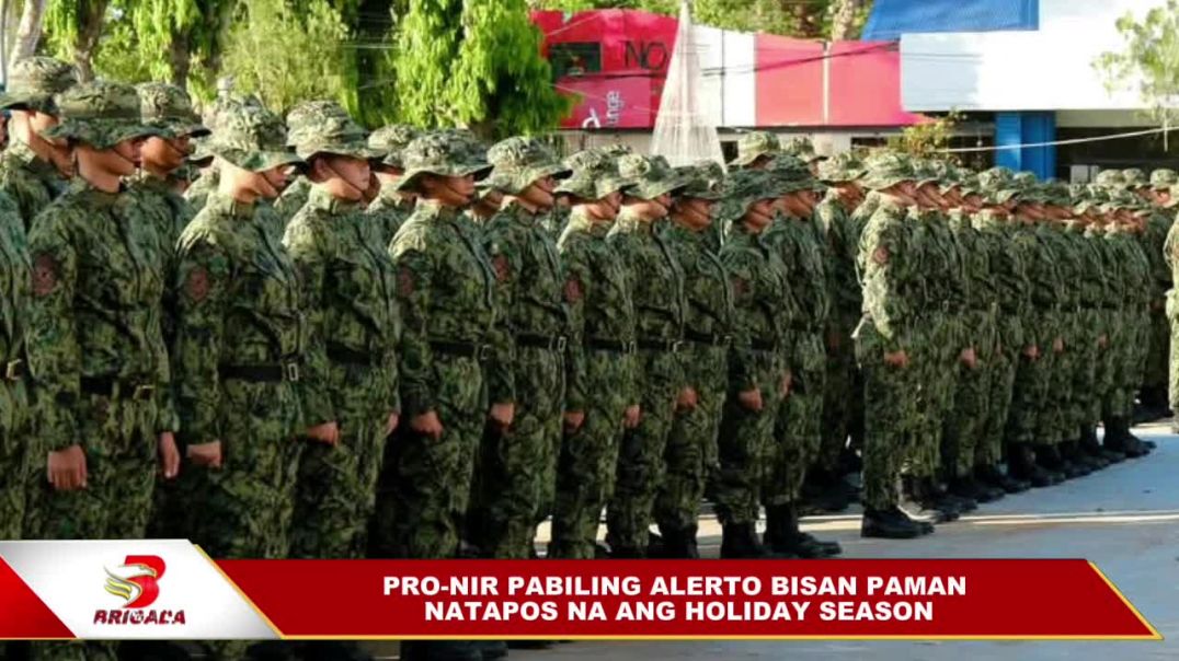 PRO-NIR PABILING ALERTO BISAN PAMAN NATAPOS NA ANG HOLIDAY SEASON