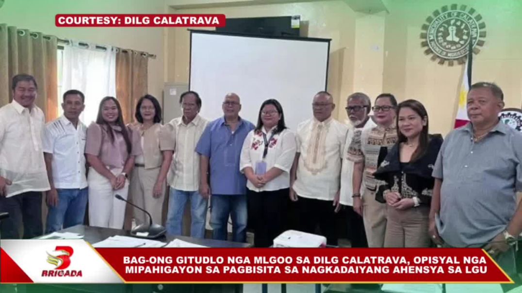 ⁣BAG-ONG GITUDLO NGA MLGOO SA DILG CALATRAVA, OPISYAL NGA MIPAHIGAYON SA PAGBISITA SA NAGKADAIYANG AH