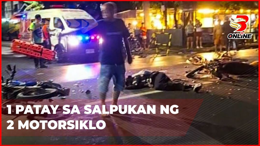 1 patay sa salpukan ng 2 motorsiklo