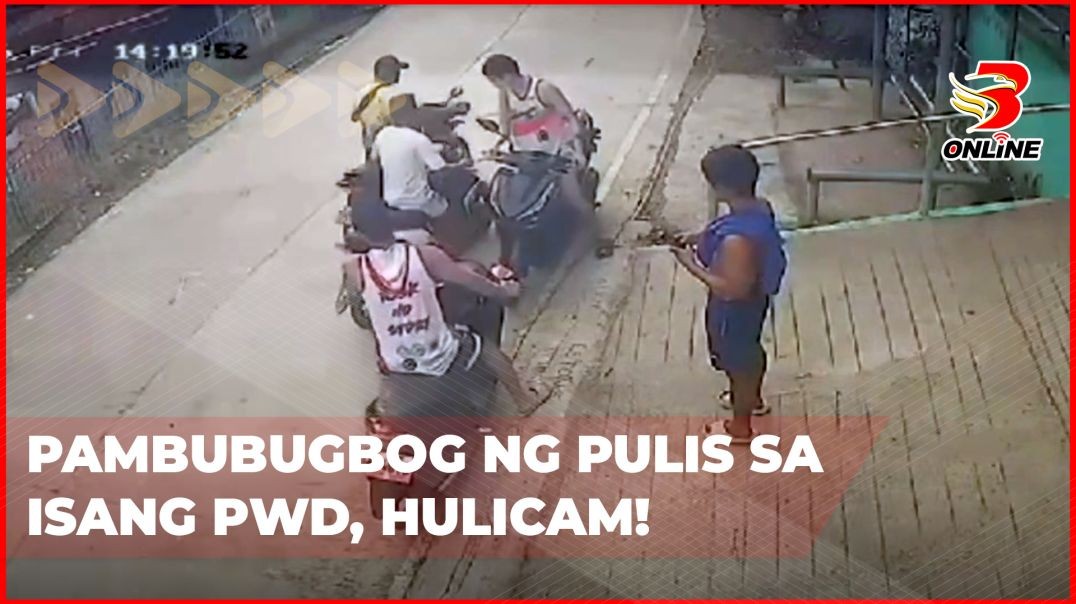 ⁣Pambubugbog ng pulis sa isang PWD, hulicam!
