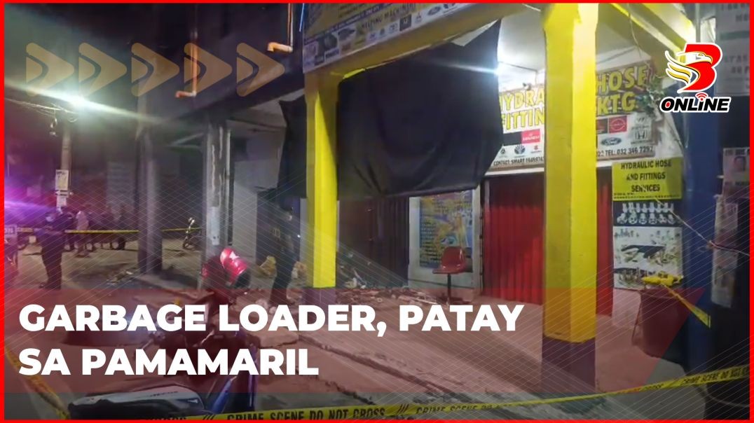 ⁣Garbage loader, patay sa pamamaril