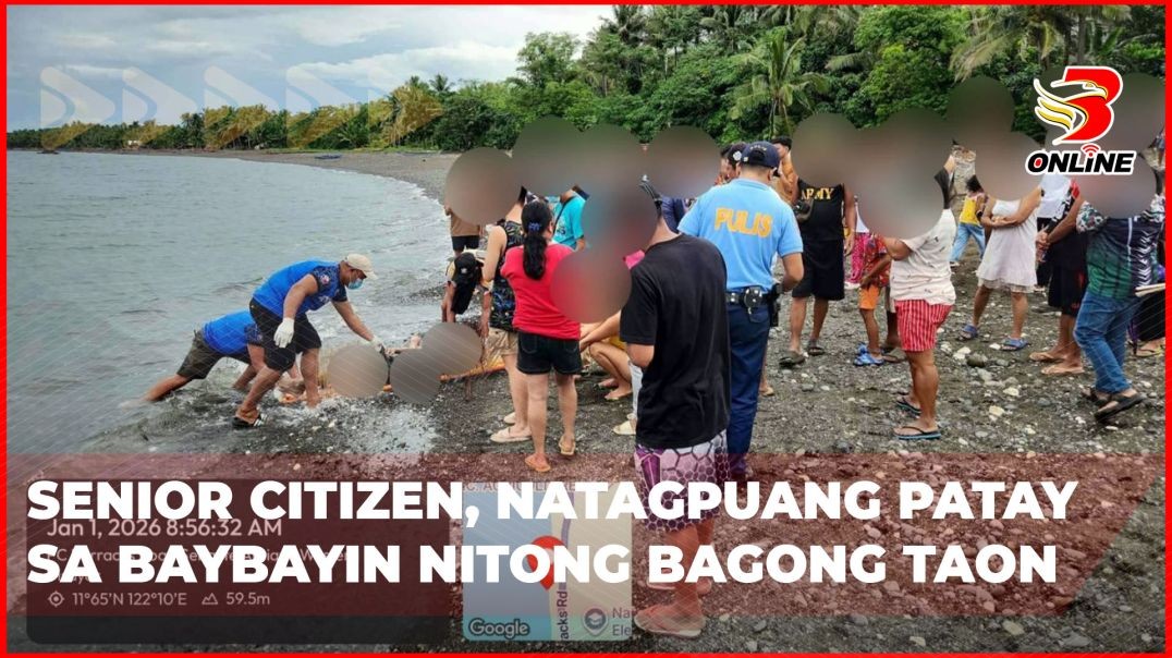 ⁣Senior citizen, natagpuang patay sa baybayin nitong Bagong Taon